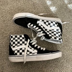 Vans checkerboard sk8-hi